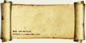 Tadej Stanimirović vizit kartica